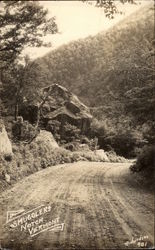 Dirt Road in the Mountains, Smugglers' Notch Postcard