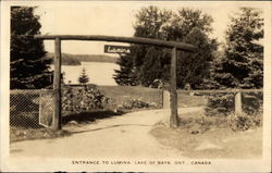 Entrance to Lumina Postcard