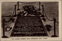 The Unknown Warrior's Grave, Westminster Abbey Postcard