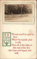 Free Methodist Camp Grounds Pleasantville, PA Postcard Postcard