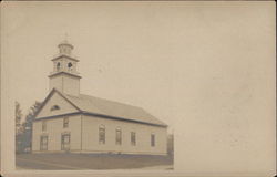 Church on Knoll Postcard