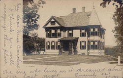 View of Home Postcard