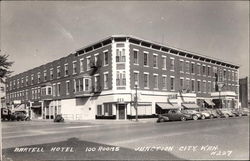 Bartell Hotel Junction City, KS Postcard Postcard