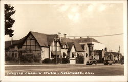 Charlie Chaplin Studio Postcard