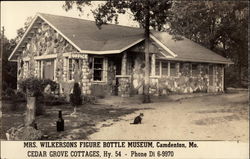 Mrs. Wilkersons Figure Bottle Museum Camdenton, MO Postcard Postcard