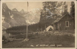 At Moraine Lake Camp Postcard