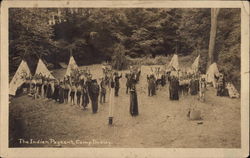 The Indian Pageant, Camp Dudley Postcard
