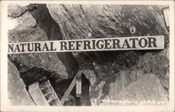 Natural Refrigerator at Smugglers' Notch   Postcard