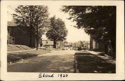 View of Main Street, 1920 Postcard