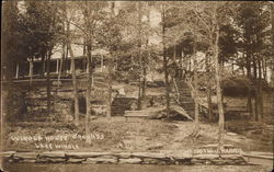 Winola House Grounds, Lake Winola Postcard