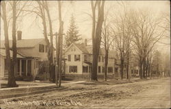 Residences on Main St Postcard