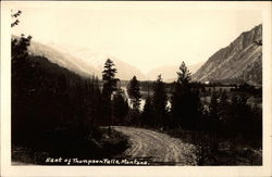 East of Thompson Falls Montana Postcard Postcard