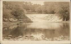 Below the Falls Mount Carroll, IL Postcard Postcard