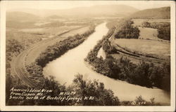 America's Ideal View from Capon Mountain Postcard