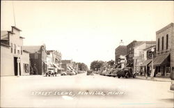 Street Scene Renville, MN Postcard Postcard
