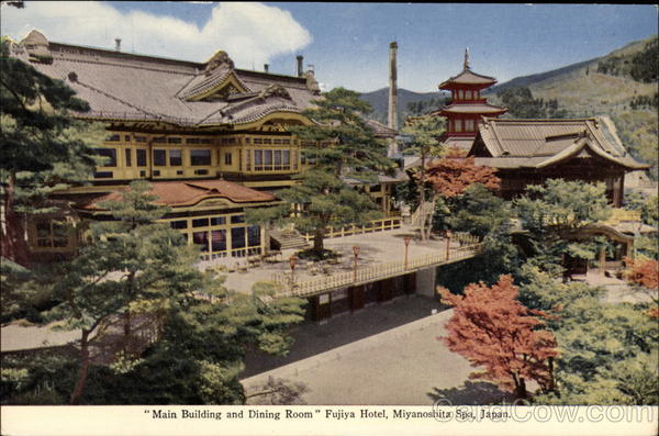 Main building and Dining Room Miyanoshita Japan