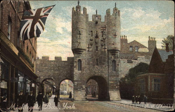 MIcklegate Bar York England Yorkshire