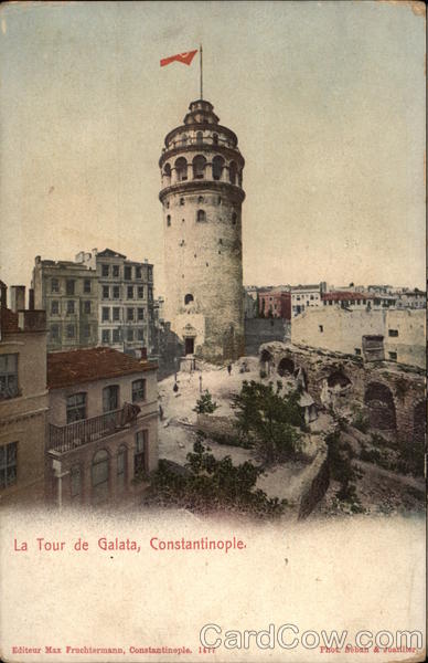 La Tour de Galata Istanbul Turkey Greece, Turkey, Balkan States