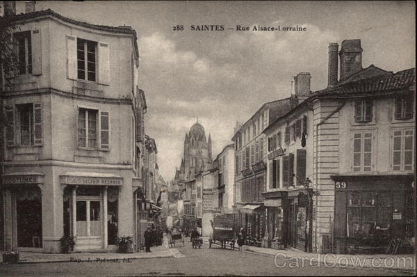 Rue Alsace-Lorraine Saintes France