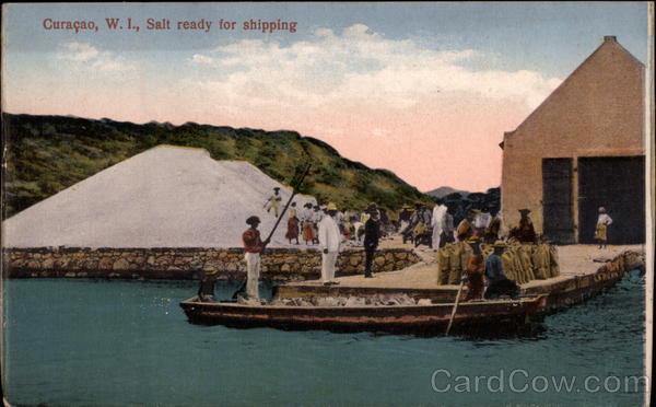 Salt Ready for Shipping Curacao Netherland Antilles