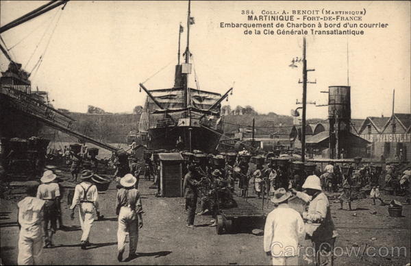 Embarquement de Charbon Fort-de-France Martinique Caribbean Islands