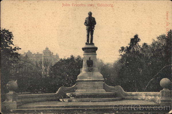 John Ericons Statue Goteborg Sweden