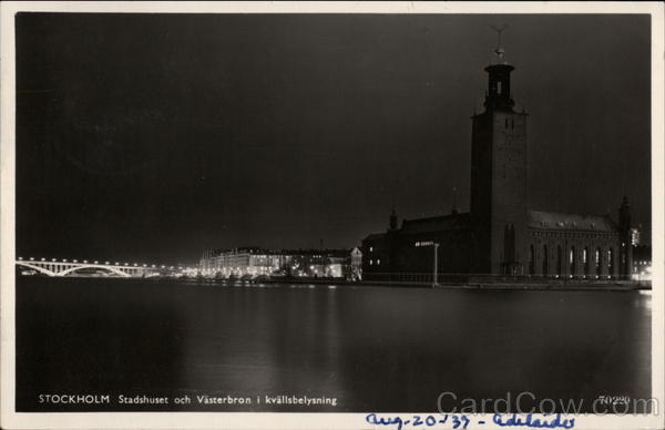 Stadhuser och Vatterbron Stockholm Sweden