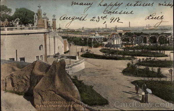 Playa Capurro gren Terrate Montevideo Uruguay