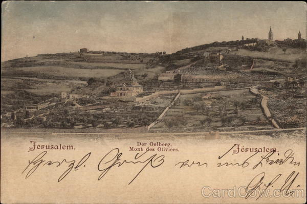 The Mount of Olives in Jerusalem Israel