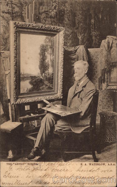 Photograph of E. A. Waterlow A.R.A Art