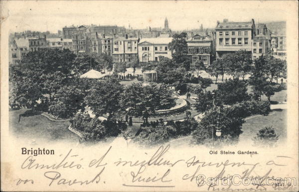 Old Steine Gardens Brighton England Sussex