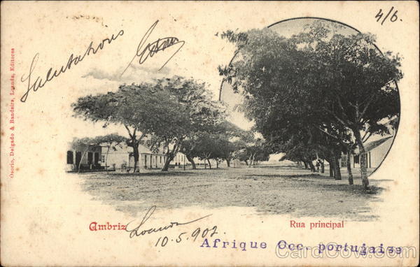 Rua Principal Ambriz Angola Africa