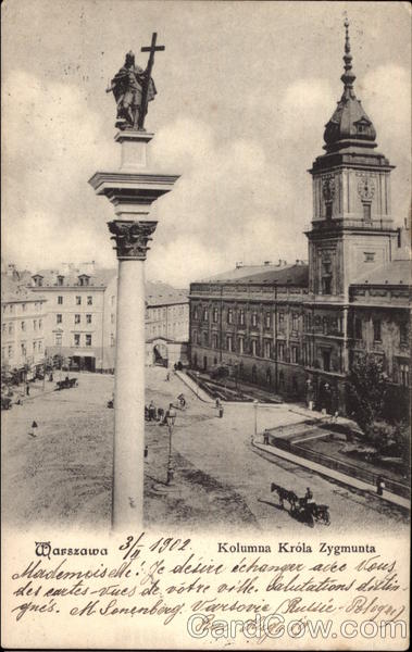 Kolumna Krola Zygmunta Warsaw Poland Eastern Europe
