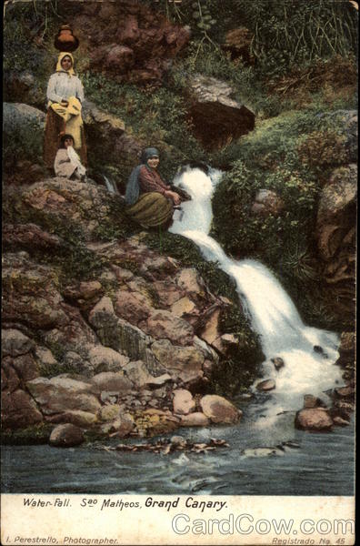 Waterfall - Sao. Matheos Canary Islands Spain