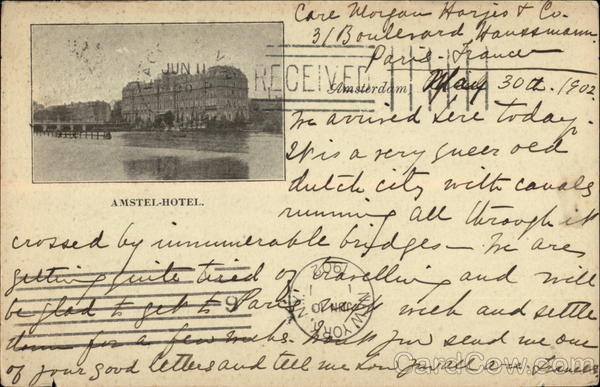 The Amstel Hotel in Amsterdam Netherlands