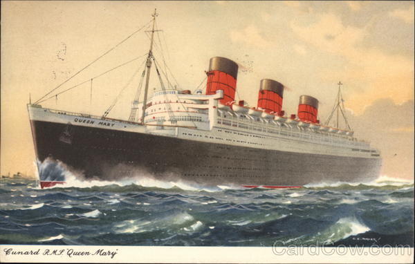 Cunard R.M.S. Queen Mary Cruise Ships