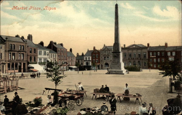 Market Place Ripon England Yorkshire