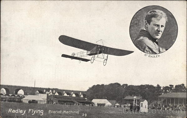 James Radley Flying A Bleriot Machine Aviators