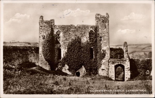 Llanstephan Castle Carmarthen Wales