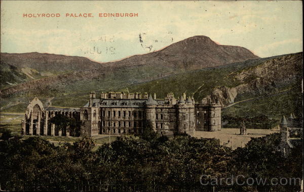 Holyrood Palace Edinburgh Scotland