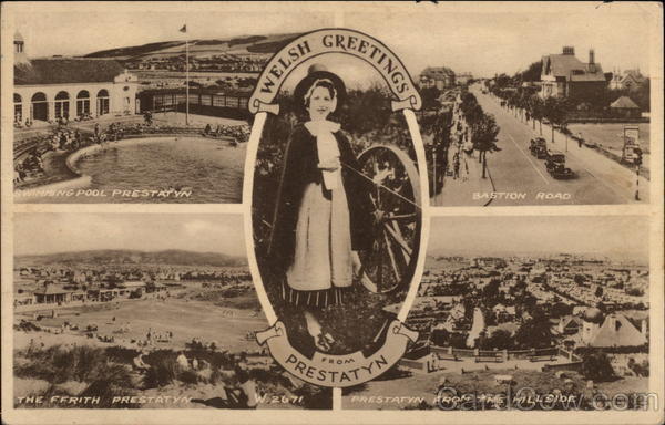 Welsh Greeting from Prestatyn Wales