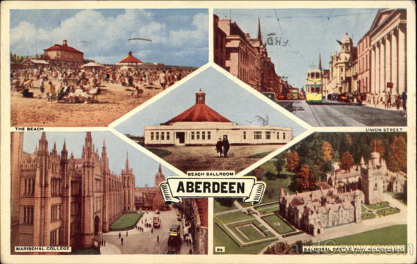 Views of City Aberdeen Scotland