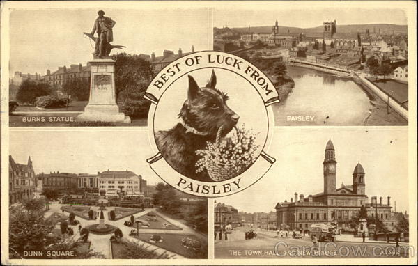 Best of Luck from Paisley Scotland