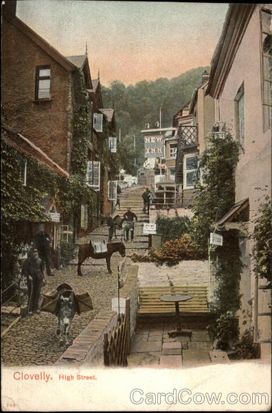 High Street Clovelly England