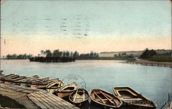 The Lake at Saltwell Park Gateshead England