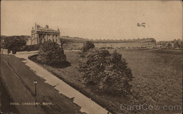 The Royal Crescent in Bath, England United Kingdom