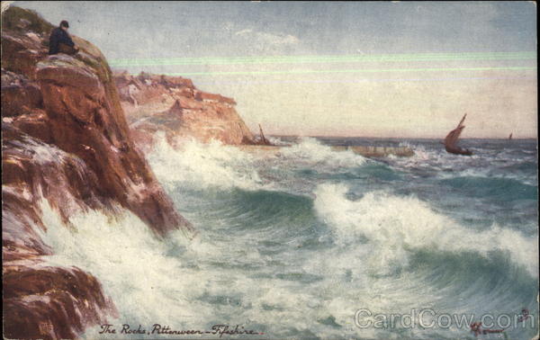 The Rocks at Pittenween in Fifeshire Pittenweem United Kingdom