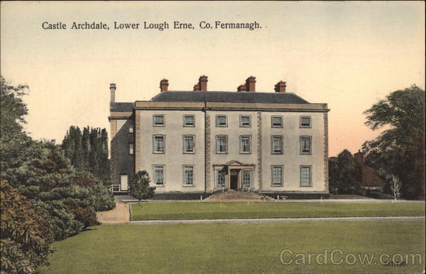 Castle Archdale in Lower Lough Erne in County Fermanagh Irvinestown United Kingdom
