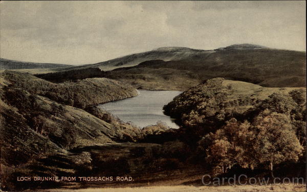 Loch Drunkie from Trossachs Road Scotland