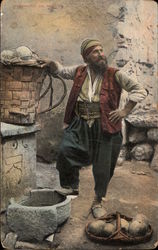 Merchand de Melon Postcard